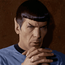 Praying Spock GIF