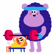 best friends exercise work out lifting spotting