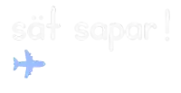 the word sapar is on a white background with hearts and a plane