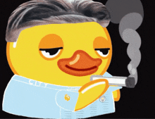 Jack Grealish Duck Smoking GIF - Jack Grealish Duck Smoking Grealish Duck GIFs