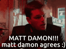 Matt Damon Matthew Damon GIF - Matt Damon Matthew Damon Matt GIFs