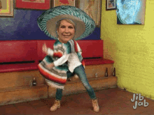 dancing poncho moves happy dance
