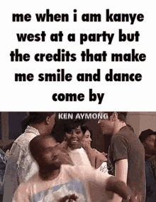 Kanye West Kanye Dancing GIF - Kanye West Kanye Dancing Dancing Credits GIFs