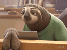Slowly Setting In GIF - Sloth Zootopia Excited GIFs