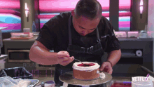 Making Cake Coloring GIF - Making Cake Coloring Applying Jam GIFs