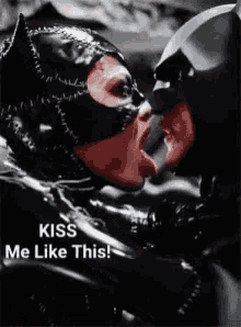 Kiss Me Like This Lick GIF - Kiss Me Like This Lick Batman GIFs