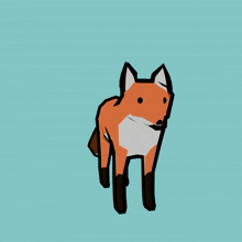 Fox Spinning GIF - Fox Spinning Low-poly GIFs