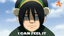 a cartoon character says i can feel it