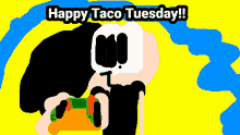 Happy Taco Tuesday Super Mari Cartoon Mania GIF - Happy Taco Tuesday Super Mari Cartoon Mania GIFs