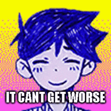 Omori It Cant Get Worse GIF - Omori It Cant Get Worse Happy GIFs