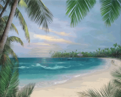 Animated Beach Scene GIFs | Tenor