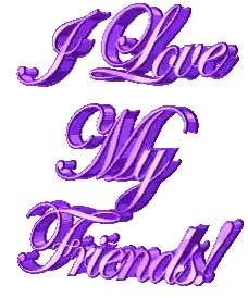 I Love My Friends Friends Sticker - I Love My Friends Friends I Love My Stickers