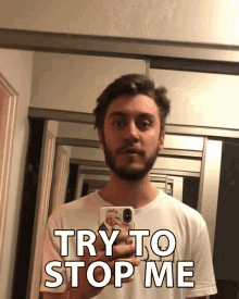 Try To Stop Me Casey Frey GIF - Try To Stop Me Casey Frey Try To Hold Me GIFs