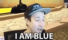 I Am Blue I Am Sad GIF - I Am Blue I Am Sad I Am Colored Blue GIFs