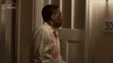 Pushing The Door Henry Emory GIF - Pushing The Door Henry Emory Them GIFs