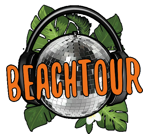 Silent Disco Austria Beach Tour Sticker - Silent Disco Austria Beach Tour Beach Party Stickers