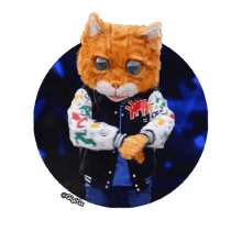 il cantante mascherato gatto tvitaliana sticker