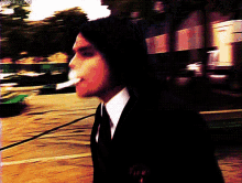 Cigarette Gerard Way GIF - Cigarette Gerard Way Smoking GIFs