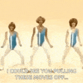 a couple of women in swimsuits are standing next to each other and talking .