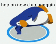 Club Penguin New Club Penguin GIF - Club Penguin New Club Penguin Hop On New Club Penguin GIFs