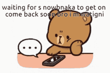 Snowbaka Waiting GIF - Snowbaka Waiting Mocha GIFs