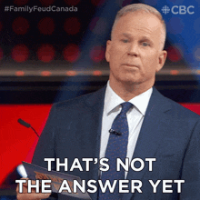 That'S Not The Answer Yet Gerry Dee GIF - That'S Not The Answer Yet Gerry Dee Family Feud Canada GIFs