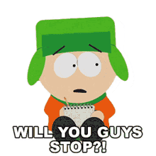 will you guys stop kyle broflovski south park s15e13 a history channel thanksgiving