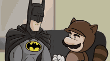 I'M Batman GIF - Batman Mario Cartoons GIFs