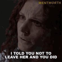 I Told You Not To Leave Her And You Did Bea Smith GIF - I Told You Not To Leave Her And You Did Bea Smith Wentworth GIFs