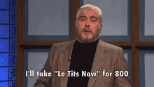 Let Is Snow Le Tits Now GIF - Let Is Snow Le Tits Now Celebrity Jeopardy GIFs