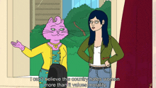 a cartoon of two women with one saying i can 't believe this country hates women