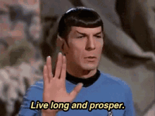 Spock Star Trek GIF - Spock Star Trek Live Long And Prosper GIFs