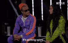 Its Getting Spicy Competitive GIF - Its Getting Spicy Competitive Drama GIFs