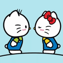 Hello Kitty Kiss GIF - Hello Kitty Kiss GIFs