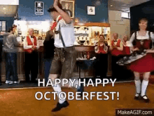 German Fest Dance Schuhplatter GIF - German Fest Dance Schuhplatter Happy Octoberfest GIFs