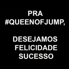 a woman is jumping in the air on the moon with the word na lua behind her