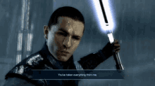 Star Wars Starkiller GIF - Star Wars Starkiller Youve Taken Everything From Me GIFs