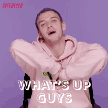 Whats Up Guys Lauv GIF - Whats Up Guys Lauv Seventeen GIFs