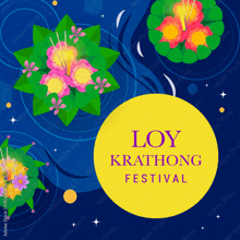 Happy Loy Krathong Festival Loy Kratong Day GIF - Happy Loy Krathong Festival Loy Kratong Day Thai Culture GIFs