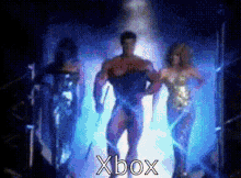 xbox sony muscle flex gaming