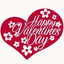 Happy Valentines Day Heart GIF - Happy Valentines Day Heart Red Heart GIFs