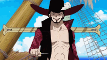 Mihawk Yoru GIF - Mihawk Yoru Zoro One Piece - Discover & Share GIFs