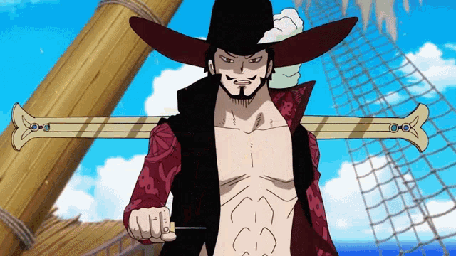 YORU SWORD IS COMPLETE Mihawk would be proud #onepiece #anime