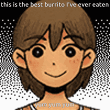 Omori Kel GIF - Omori Kel This Is The Best Burrito Ive Ever Eaten GIFs