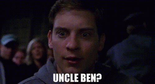 uncle ben spiderman gif