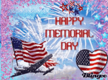 Happy Memorial Day Fireworks GIF - Happy Memorial Day Fireworks Flag GIFs