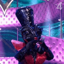 Blow Kiss The Masked Singer GIF - Blow Kiss The Masked Singer Flying Kiss GIFs