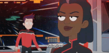 Make It So Captain Freeman GIF - Make It So Captain Freeman Star Trek Lower Decks GIFs