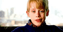 Hey Baby GIF - Home Alone Macaulay Culkin Eyebrow Raise GIFs