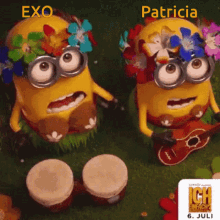 Exo Und Patricia Berühren GIF - Exo Und Patricia Exo Patricia GIFs